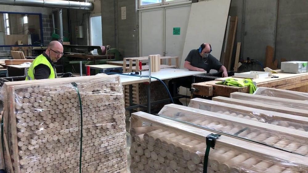 Productie werpstokken